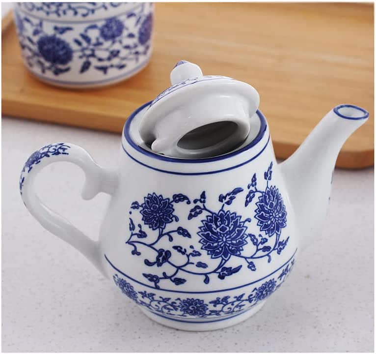 新品 blue herb LITTLETEMPO  IS WHERE Amazon.com | 123Arts Blue and White Ceramic Small Tea Pot